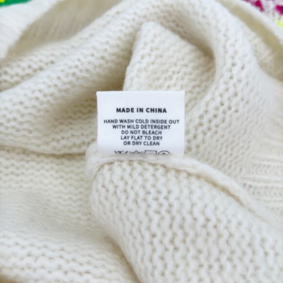 LINGUA FRANCA Nora Snowflake Crewneck S - Picture 7 of 10